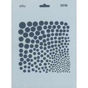 PLANTILLA SILU 2016 CIRCULOS DECRECIENTES 25 x 18 CM