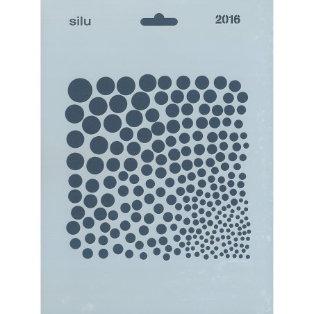 PLANTILLA SILU 2016 CIRCULOS DECRECIENTES 25 x 18 CM