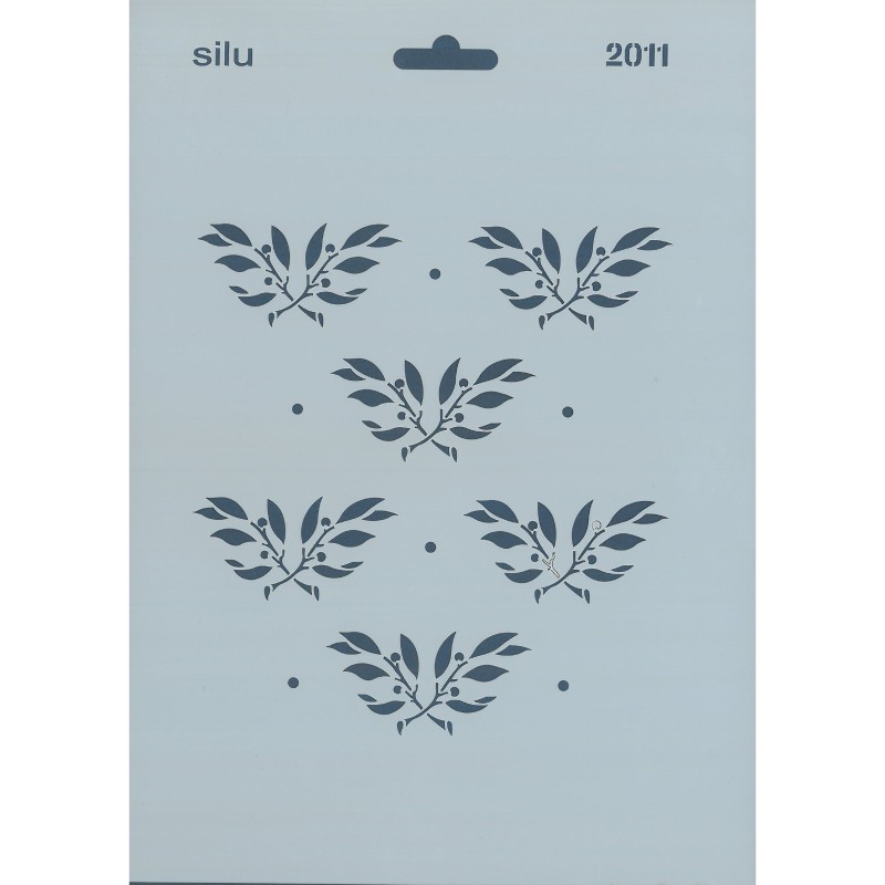 PLANTILLA SILU 2011 RAMAS DE OLIVO 25 x 18 CM