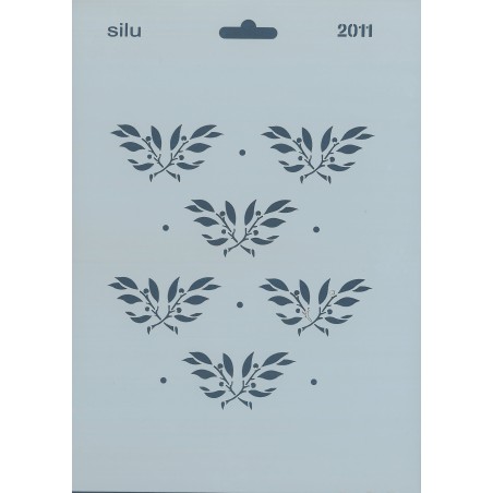 PLANTILLA SILU 2011 RAMAS DE OLIVO 25 x 18 CM