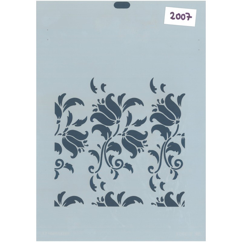 PLANTILLA RAMILLETE HOJAS 25 x 18 CM SILU2007