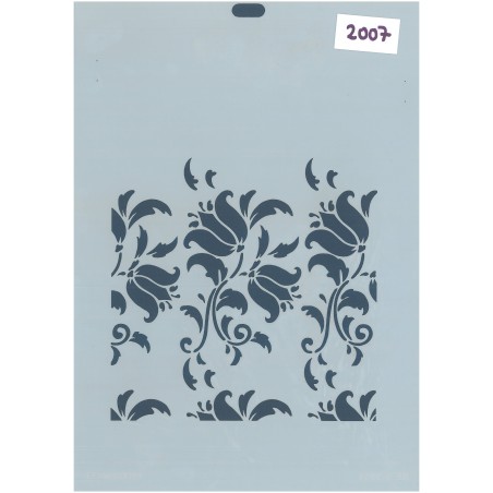 PLANTILLA RAMILLETE HOJAS 25 x 18 CM SILU2007