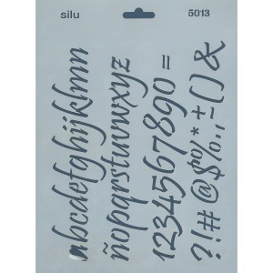 PLANTILLA ABECEDARIO MINUSCULAS 25 x 18 CM SILU5015