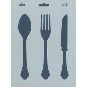 PLANTILLA CUBIERTOS 25 x 18 CM SILU 2041