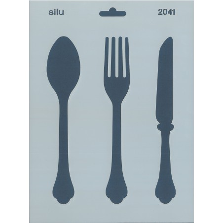 PLANTILLA CUBIERTOS 25 x 18 CM SILU 2041