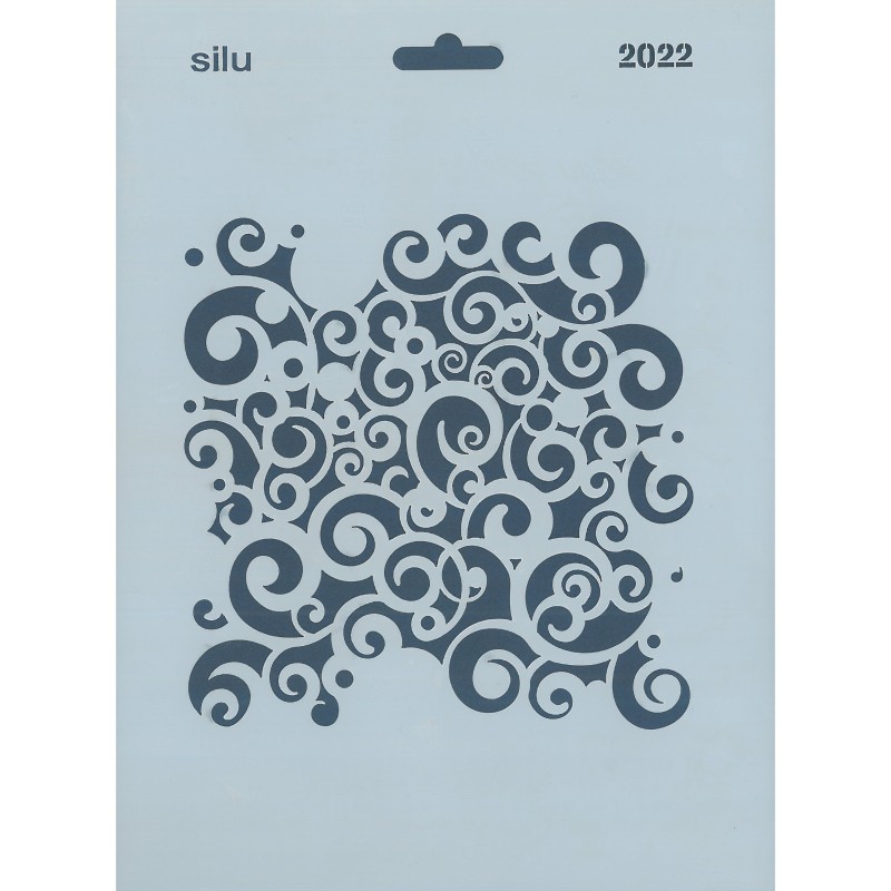 PLANTILLA ONDULACIONES 25 x 18 CM SILU 2022