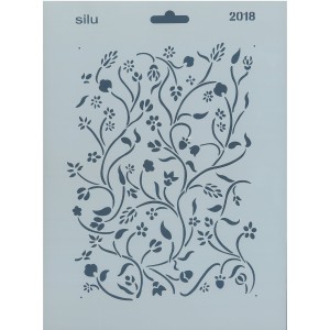 PLANTILLA RAMITAS CON FRESAS 25 x 18 CM SILU 2018