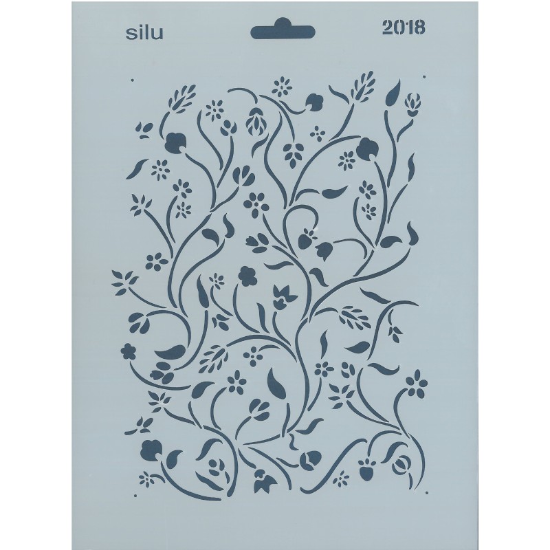 PLANTILLA RAMITAS CON FRESAS 25 x 18 CM SILU 2018