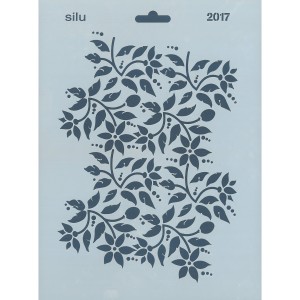 PLANTILLA FLORES Y HOJAS 25 x 18 CM SILU 2017