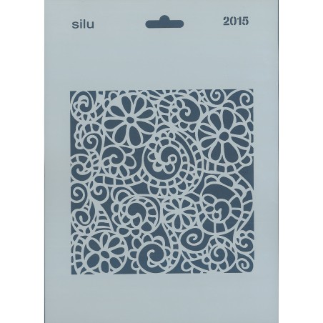 PLANTILLA ESTAMPADO HIPPY 25 x 18 CM SILU 2015