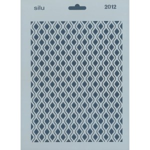 PLANTILLA ROMBOS Y ONDAS 25 x 18 CM SILU 2012