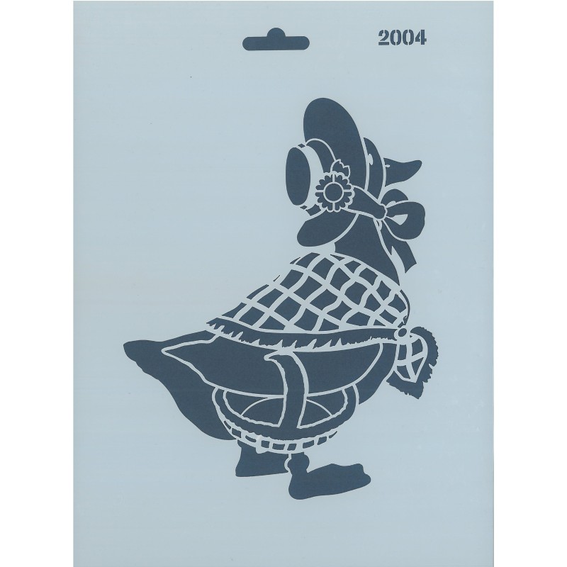 PLANTILLA MAMÁ PATO 25 x 18 CM SILU 2004
