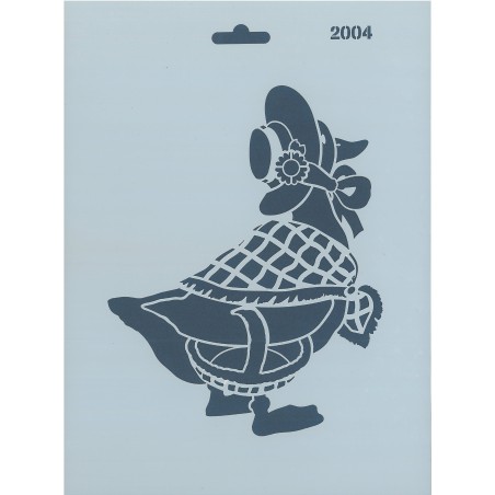 PLANTILLA MAMÁ PATO 25 x 18 CM SILU 2004