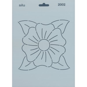 PLANTILLA FLOR GRANDE 25 x 18 CM SILU 2002