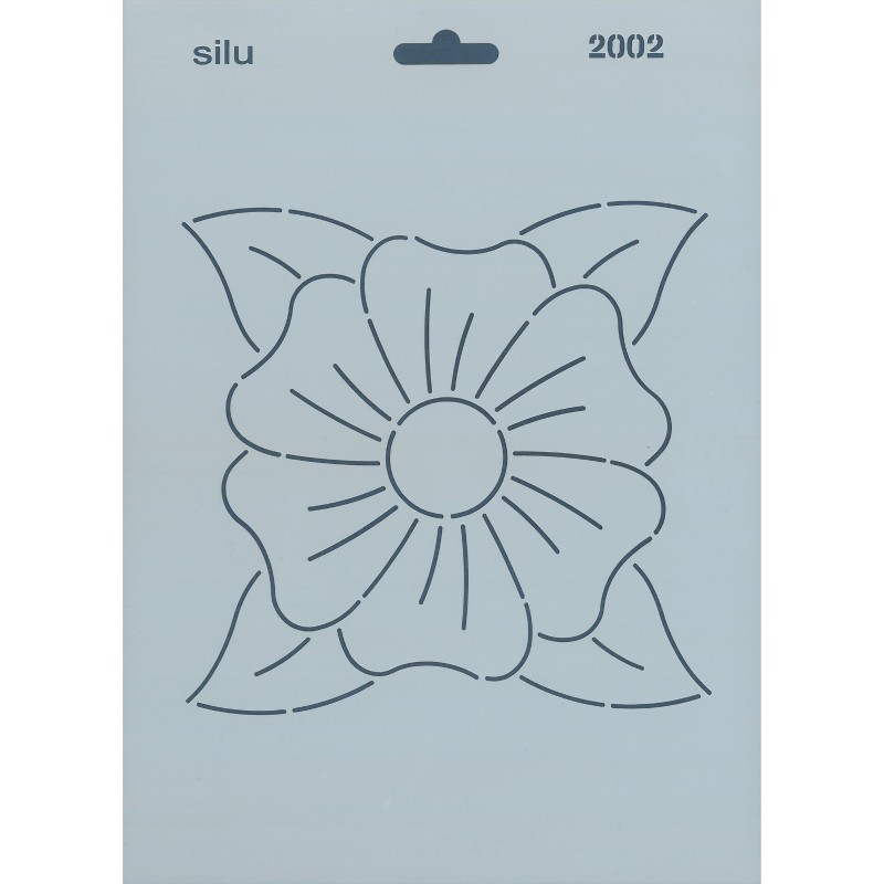 PLANTILLA FLOR GRANDE 25 x 18 CM SILU 2002