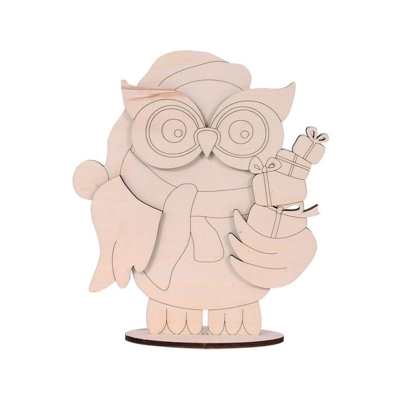 BUHO 3D REGALOS NAVIDAD CHOPO 60 CM.