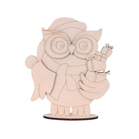 BUHO 3D REGALOS NAVIDAD CHOPO 60 CM.