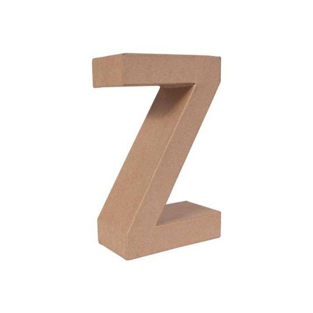 LETRA PAPEL MACHE 25X6CM. "Z"