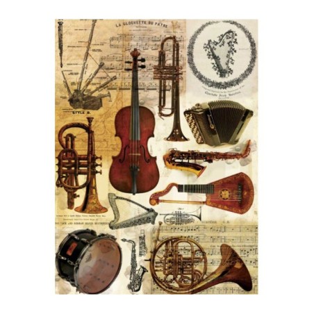 PAPEL DE ARROZ INSTRUMENTOS MUSICALES 30x41 CM