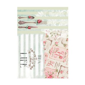 PAPEL DE ARROZ CUBIERTOS DE PLATA 30x41 CM