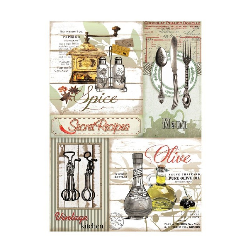 PAPEL DE ARROZ SECRET RECIPES 30x41 CM