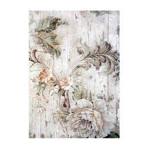 PAPEL DE ARROZ GARDENIAS GRISES 30x41 CM