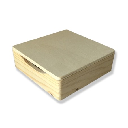 SERVILLETERO DE MADERA CON TAPA