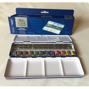 CAJA ACUARELA 12 COLORES WINSOR AND NEWTON