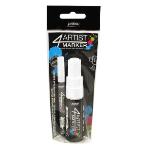 SET DUO BLANCO 4 ARTIST MARKER 2mm y 8mm