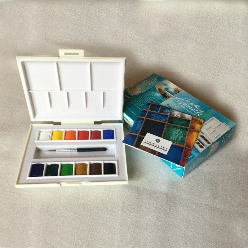 CAJA DE ACUARELAS PARA VIAJE SENNELIER
