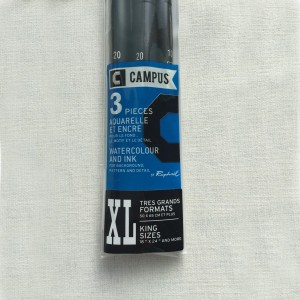 Set 3 pinceles Campus Raphael Acuarela XL