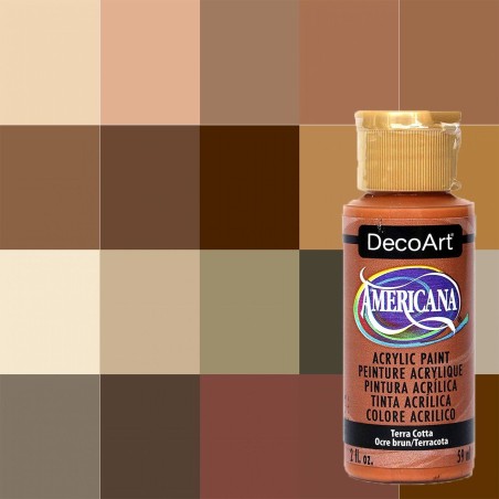 PINTURA AMERICANA DECOART ACRILICA MARRONES