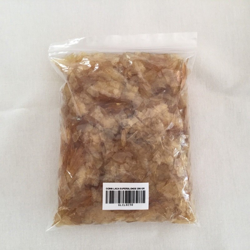 BARNIZ GOMA LACA PLATINA SUPERBLONDE 250 GRAMOS EN ESCAMAS