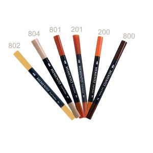 Rotuladores MEMENTO Marrones