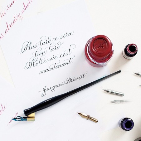 SOPORTE PARA PLUMILLA CALIGRAFIA OBLICUA MANUSCRIPT