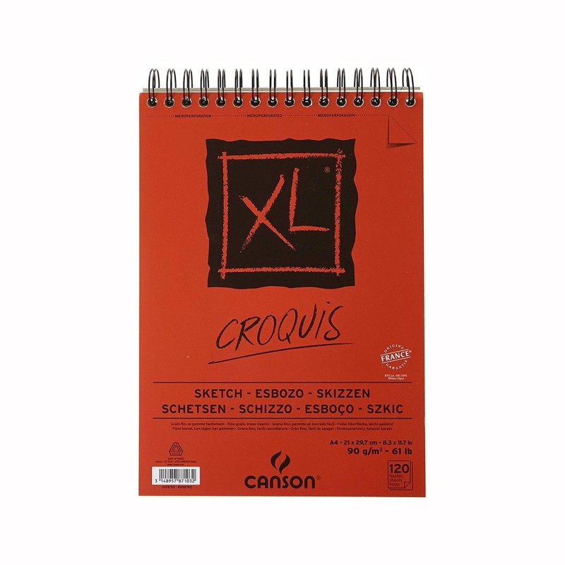 CUADERNO CANSON XL ESBOZO A4
