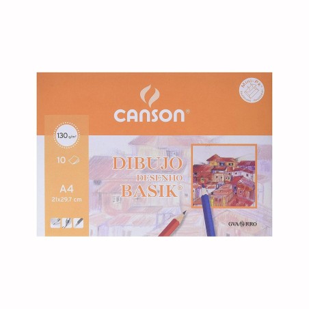 Pack de 10 hojas Guarro Canson A4