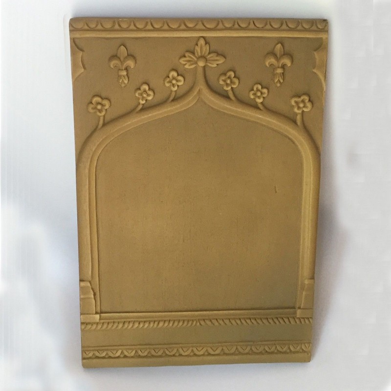 CUADRO CON ADORNO PUERTA Y FLORES