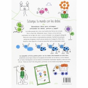 LIBRO PARA NIÑOS PINTAR CON LOS DEDOS