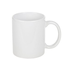 TAZA MUG CERÁMICA BLANCA