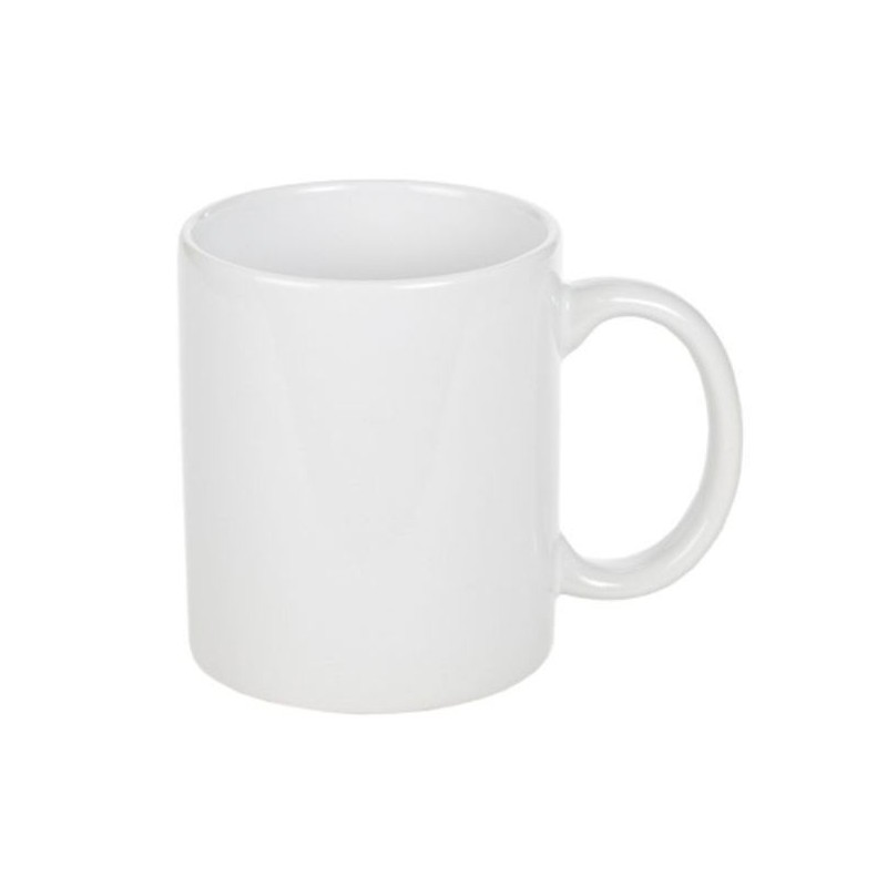 TAZA MUG CERÁMICA BLANCA