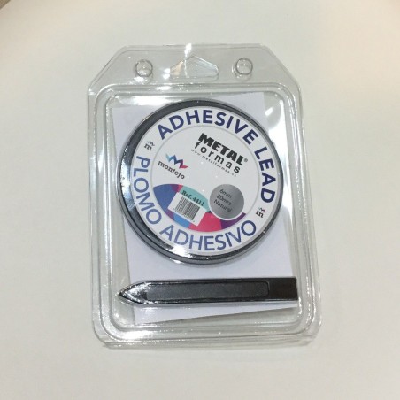 PLOMO ADHESIVO PLATA 20 METROS