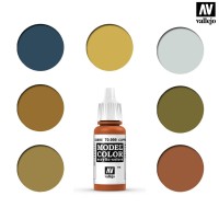 Pintura para modelismo Model Color gama de metalizados | TOPAZ