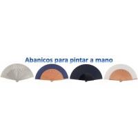 Abanicos para pintar