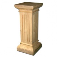 Columnas de madera pino para decoración y soporte mesas | TOPAZ