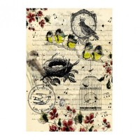 Papel de arroz estampado para Decoupage | TOPAZ