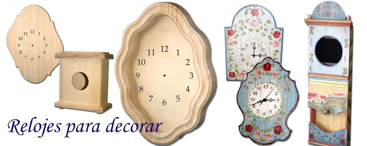 Relojes para decorar